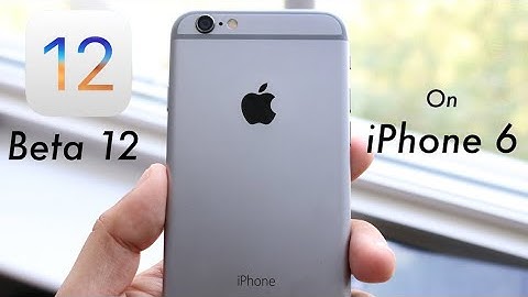 iOS 12 BETA 12 On iPHONE 6! (BUG FIXED) (Review)