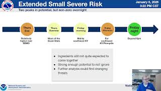 Conditional Severe Weather Threat Thursday and Friday