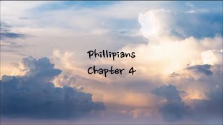 Philippians 4 - NLT | AUDIO BIBLE & TEXT