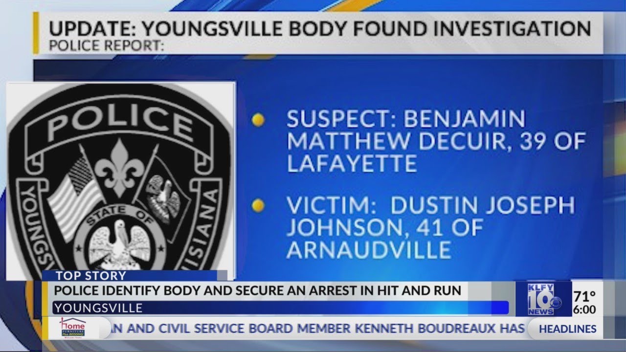 Police identify body and secure an arrest in hit and run - YouTube
