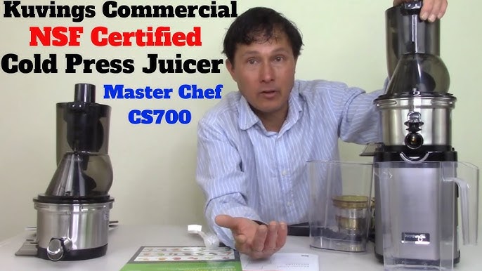 Juicing a Case of Apples in the Kuvings Commercial CS700 NSF Juicer to Make  Fresh Juice 