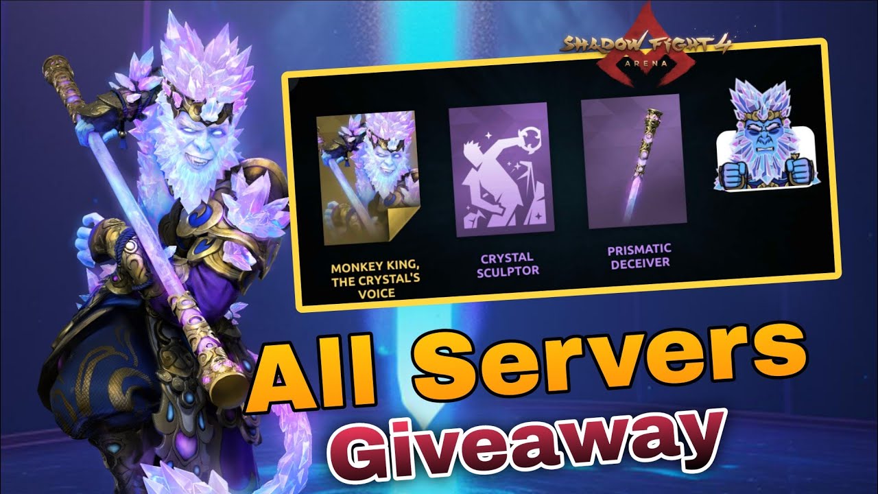 Monkey King LEGENDARY Skin Giveaway - ALL SERVERS | Shadow Fight 4 | Unity SFA