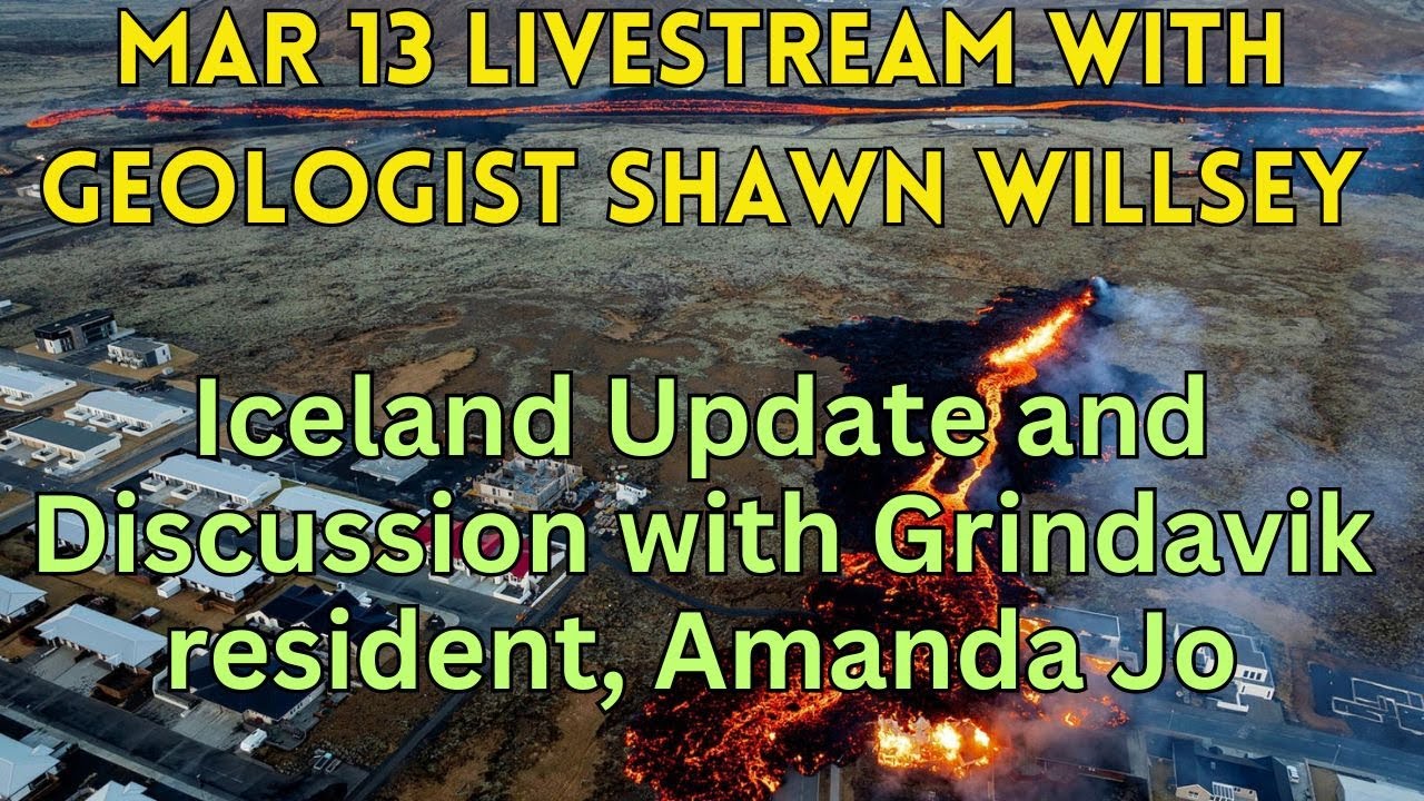 Iceland Awaits Next Eruption And A Discussion With Amanda Jo Of Grindavik: Livestream Broadcast