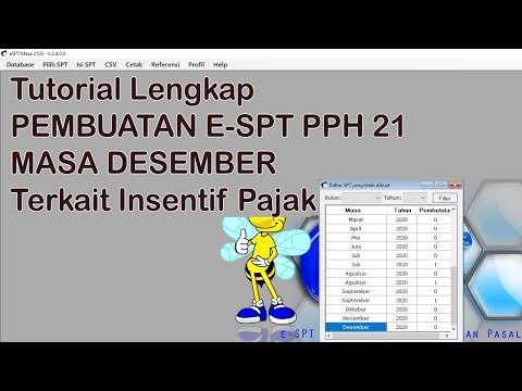 TUTORIAL LENGKAP PPH 21 MASA DESEMBER TERKAIT INSENTIF PAJAK #ESPTPPH21 #ESPTPPH21DESEMBER