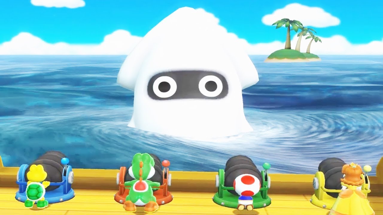 Mario Party 9 / Koopa Vs Daisy Vs Yoshi Vs Toad Minigame / Teebe Games #3