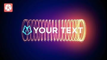 Wave logo reveal on Kinemaster  | Kinemaster and Pixellab Tutorial