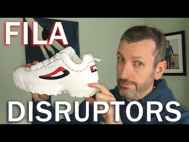 fila disruptor heel height