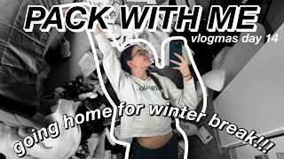 PACK WITH ME TO GO HOME | vlogmas day 14 by Macy Greer 144 views 5 months ago 4 minutes, 53 seconds