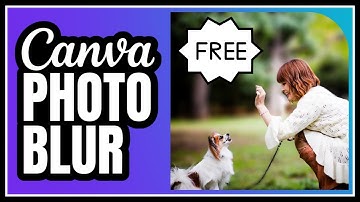 How to Blur the Background of a Photo for Free in Canva