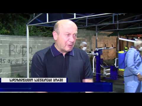 სადეზინფექციო სამუშაოები გორში