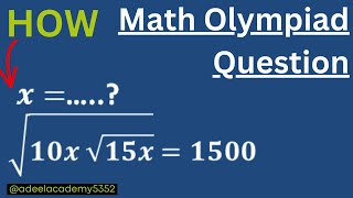Math Olympiad Question -  7  || Crack the Code: International Math Olympiad Past Questions ||