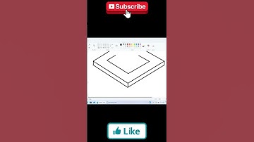 How to Draw optical illusions in ms paint #illusion #computer #opticalillusion