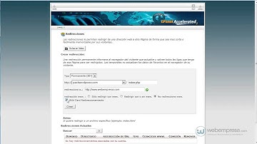 cPanel: Redirecciones