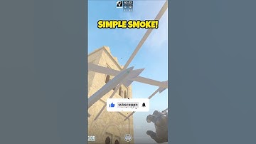 SIMPLE SMOKE! #shorts #cs2 #counterstrike #mirage