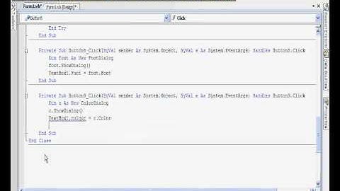 Visual Basic Tutorial 1 - Simple Notepad