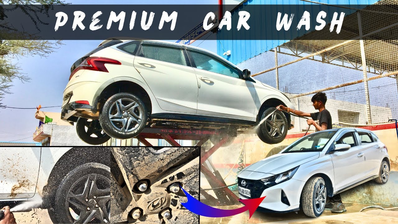 How To Wash Car Pressure Wash New Hyundai i20 Washing Deep Cleaning ...