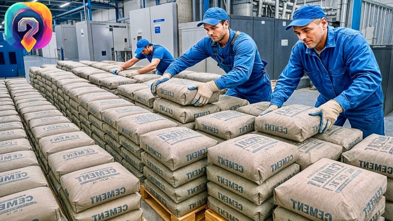 Как ПРОИЗВОДИТСЯ ЦЕМЕНТ на самых передовых фабриках мира! Уникальные кадры с производства!
