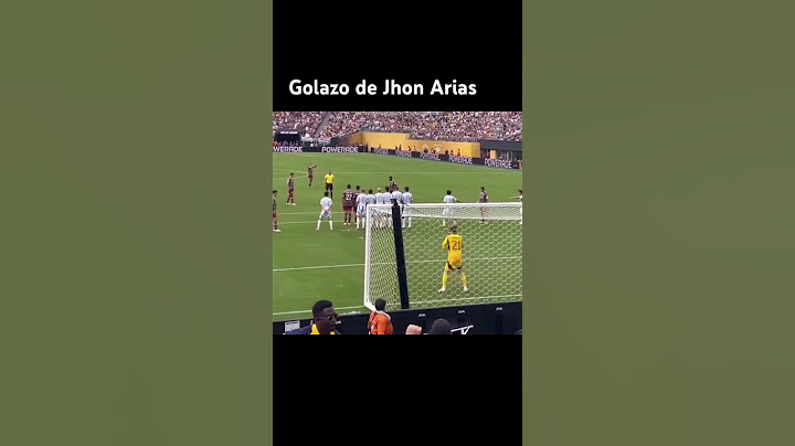 Golazo del colombiano Jhon Arias #colombia #humor #stitchtricks #parati #comedia #golazo #fyp #1k