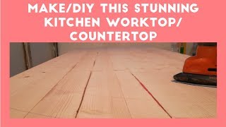 This is a comprehensive video on how to make your own drop-dead-gorgeous kitchen worktop. I am so proud that I actually made ...