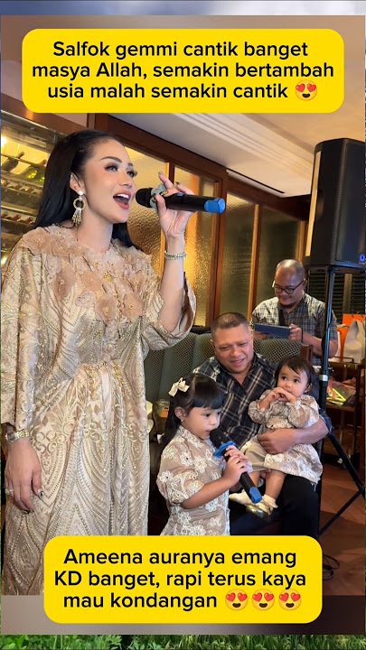 Salfok Gemmi Cantik Banget 😍#krisdayanti #ameena