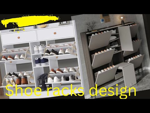 Shoe racks design / bedroom shoe racks design ( home decor) - YouTube