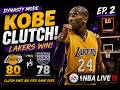 Kobe Saves The Lakers Late NBA Live 15 Full Dynasty Game 