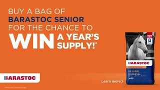 Barastoc Senior feed promotion. Enter now!