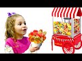 Надя хочет много сладостей - полезная и вредная еда Весёлые истории для детей про сладости