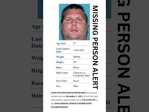 MISSING PERSON ALERT Help Find Adam Beauregard Konigsmark