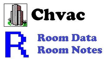 Elite Software Chvac Load Calculations - Entering notes into Room Data