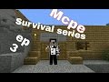 Mcpe survival series ep: 2 spaghetti on top of the house?