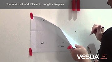 VESDA-E VEP/VEU/VES - How to mount the Detector using the template