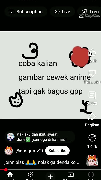 maaf klo jlk btw like donk gk maksa
