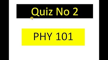 Phy 101 Quiz No 1 by VR Channel