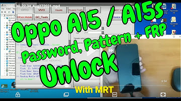 oppo A15/A15s unlock password, pattern, frp with mrt 2022 | oppo a15 unlock password done.