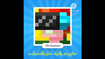 Nonogram Color daily challenge 8 july 2023 - Easy - solution / answer / how to solve #brainsgrow