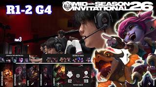 TES vs G2 - Game 4 | Round 1 LoL MSI 2026 Main Stage | Top Esports vs G2 Esports G4 full screenshot 2