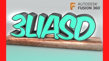 Como crear CARTELES LED impresos en 3D con (Fusion 360)