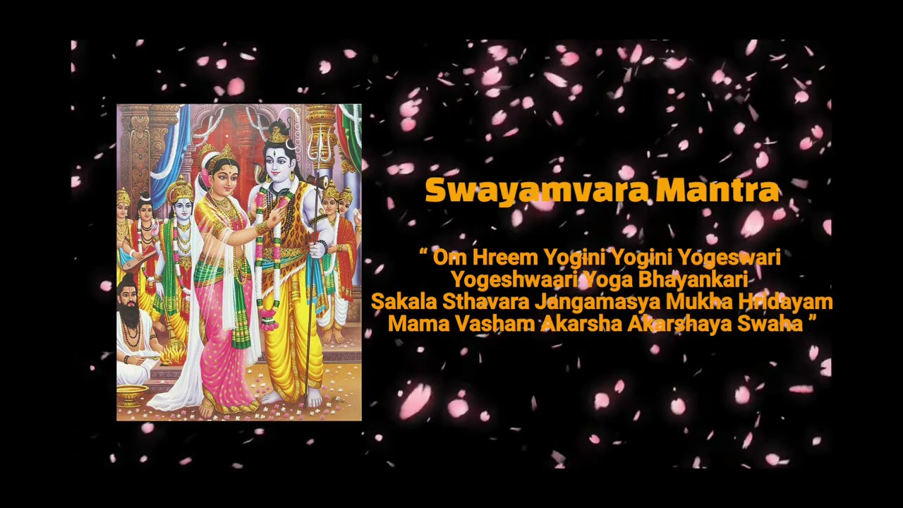 Swayamvara Parvathi Mantra  Swayamvara Yantra  Homam  Mantra for Love Marriage   Attraction