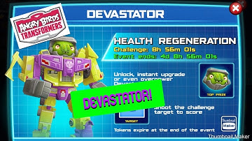 Angry Birds Transformers: Devastator event!