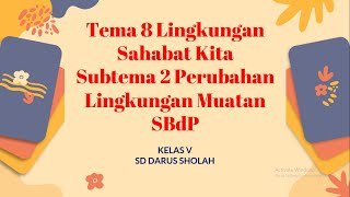 Kelas 5 Tema 8 Subtema 2  Muatan SBdP II Pola Lantai Gerak Tari