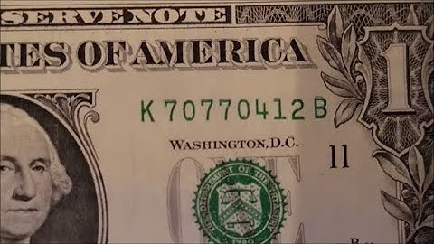 INK ERROR Serial Number Found Searching for Rare Banknotes Worth GOOD Money