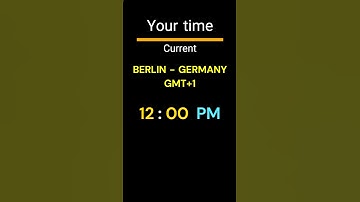 GMT+1｜12:00 PM｜BERLIN