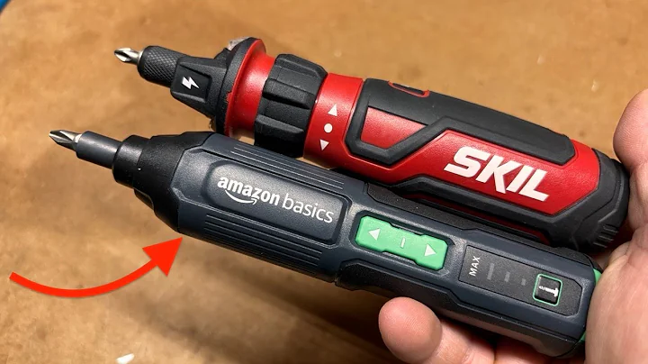 Comparison of the Amazon Basics vs Skil 4V Rechargeable Screwdrivers