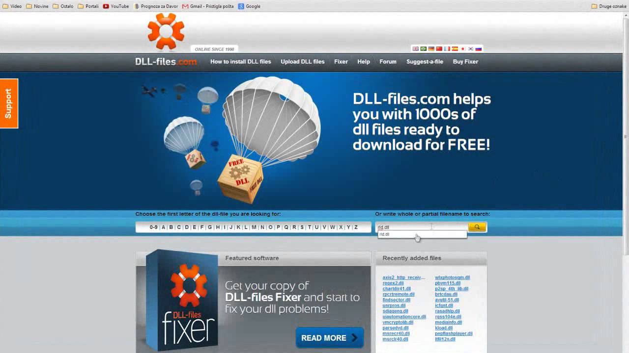 Программа dll files. Dll files code example.