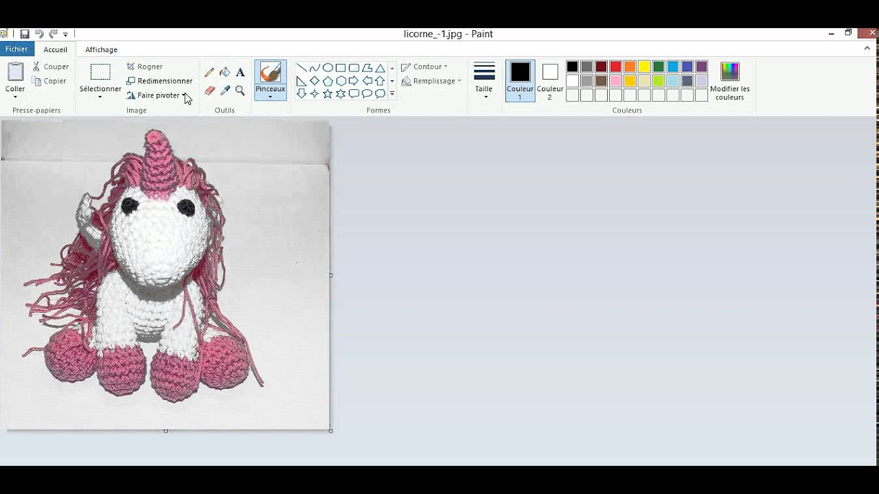 New Update Redimensionner une image facilement avec paint