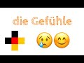 Lerne Deutsch:  die Gefühle + 30 Sätze + Übersetzung in den Untertiteln