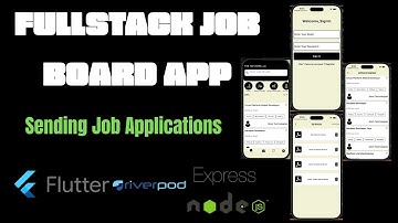 #17Fullstack Mobile App |Flutter|Job Board App|Node js -Sending Job Applications
