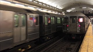 IRT Broadway Line: South Ferry and Bronx bound R62A (1) Trains @ 181st Street