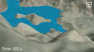 Simulation of a Terrain Flooding after Dam Break